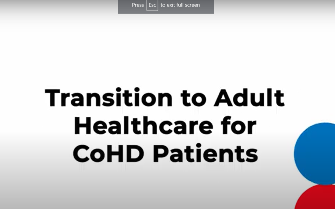 CoHD Explained: transitioning to adult healthcare